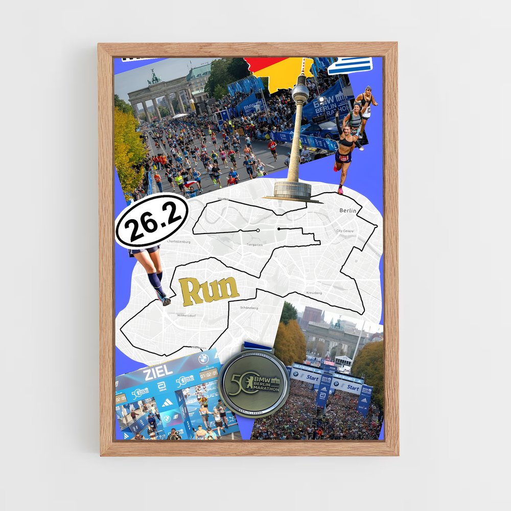 Poster Run Through Berlin – affiche Athlétisme (vue 4)